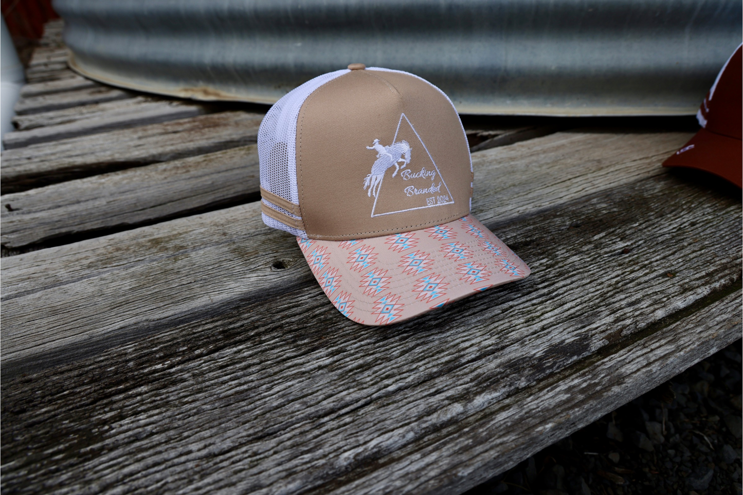 Bucking Branded Trucker Cap – Desert Nomad Edition