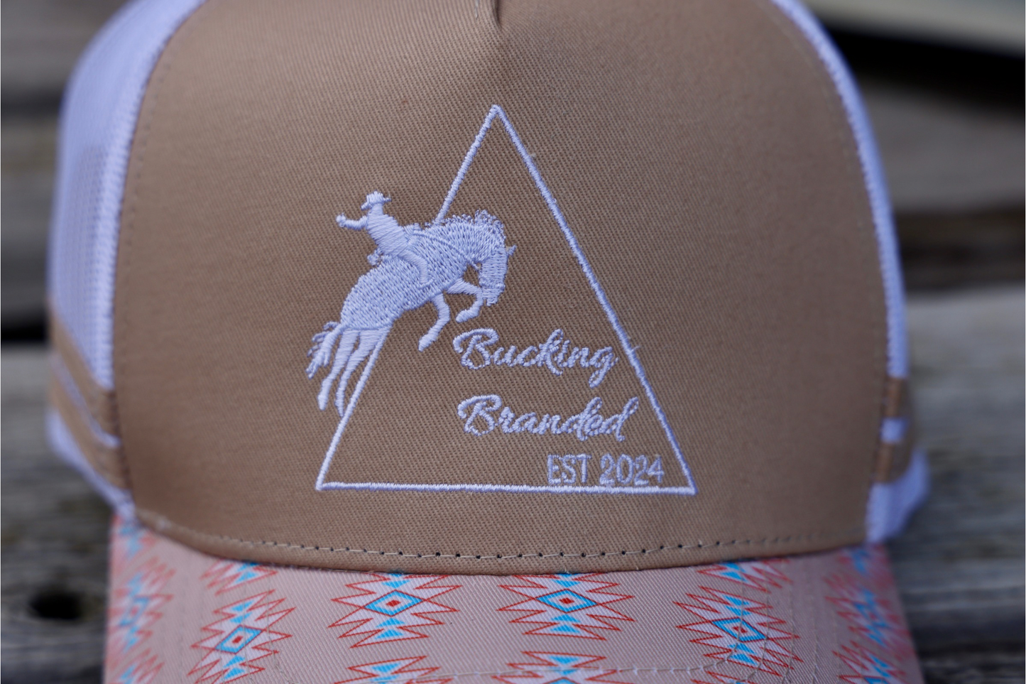 Bucking Branded Trucker Cap – Desert Nomad Edition