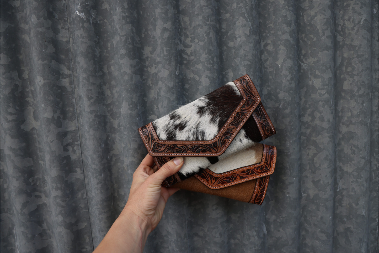 Cassie Hair on Hide Wallet