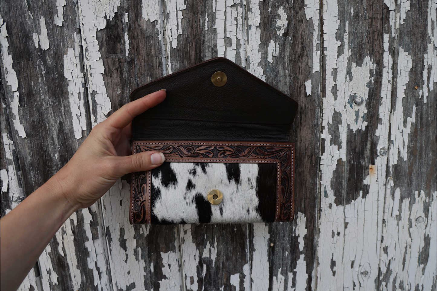 Cassie Hair on Hide Wallet